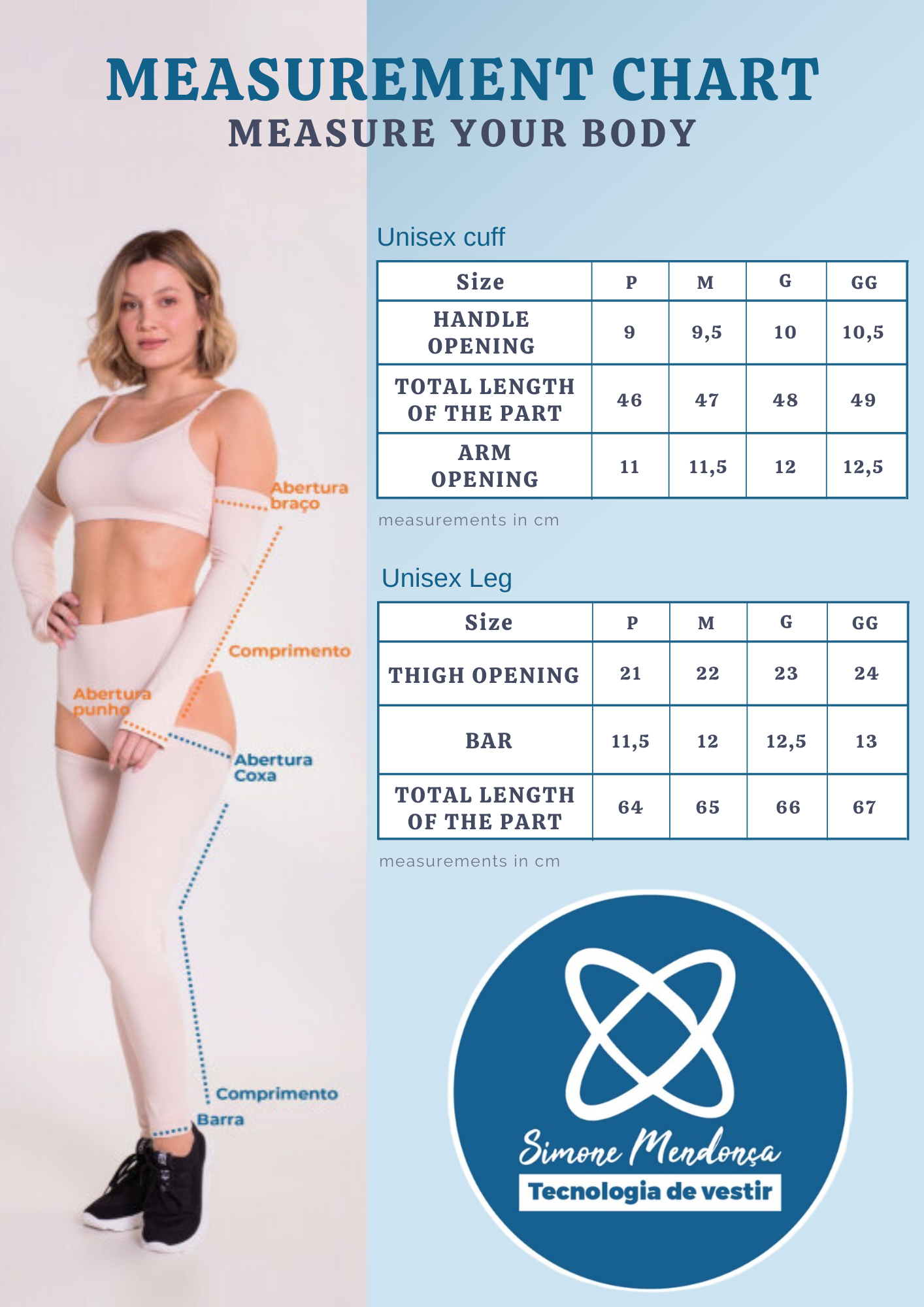 Unisex leggings B.ON Nude Nivea - 24270363