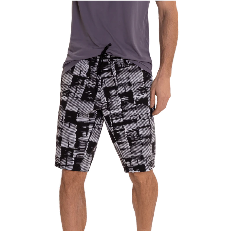 Men's Shorts B.ON Jacquard Black - 24270073