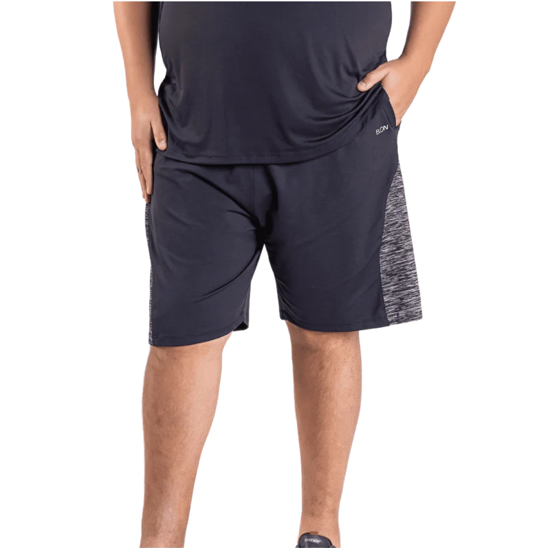 Bermuda Masculina B.ON Basic Plus Size Preto - 24271110