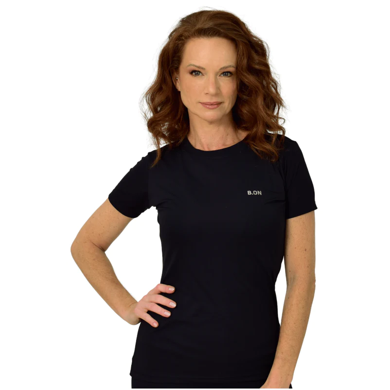 Women's T-Shirt B.ON Basic Black - 24270229