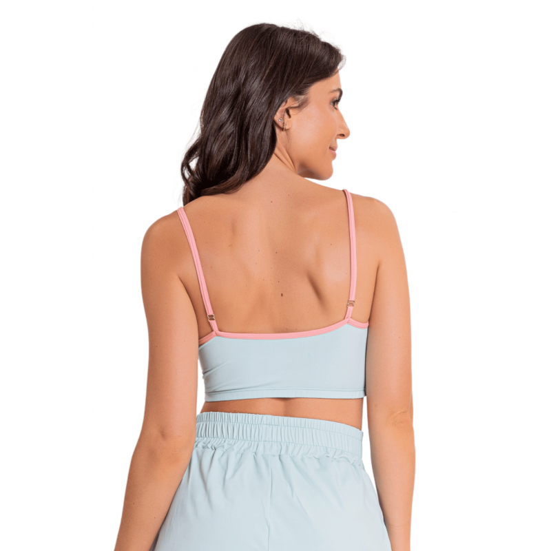 Pijama cropped Feminino B.ON verde - 24270782