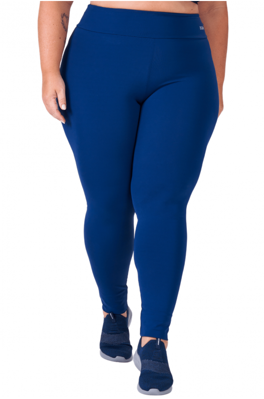 Calça Feminina B.ON Plus Size Legging Marinho - 24270081