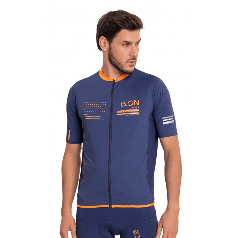 Camiseta Masculina B.ON Ciclismo Marinho - 24270711
