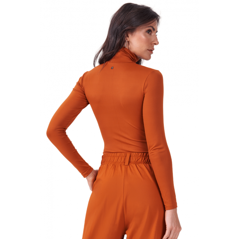 Camiseta Feminina B.ON Winter Ochre Telha - 24270720