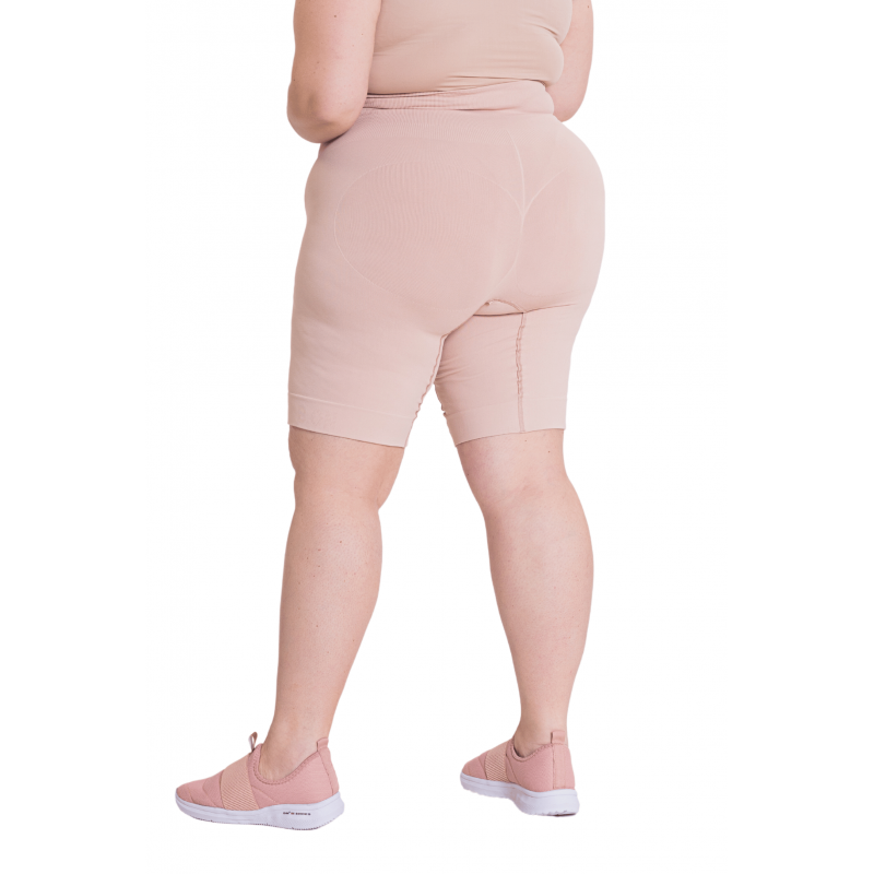 Bermuda Seamless Feminina Modeladora B.ON Talla Grande Desnuda - 24270629