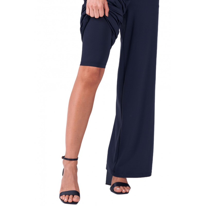 B.ON Wide Leg Black Women's Pants - 24270805