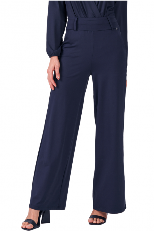 B.ON Wide Leg Black Women's Pants - 24270805