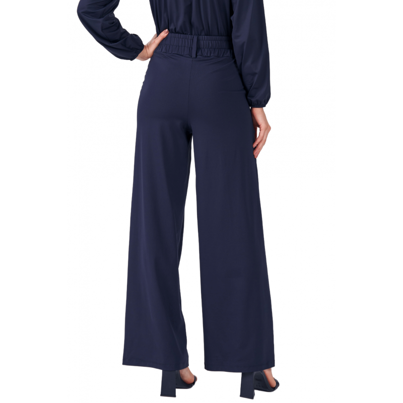 B.ON Wide Leg Black Women's Pants - 24270805