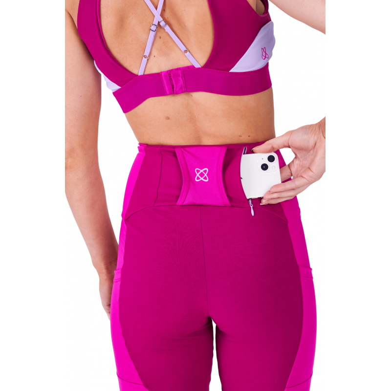 B.ON Women's Pants Legging Fitness Burgundy - 24270857