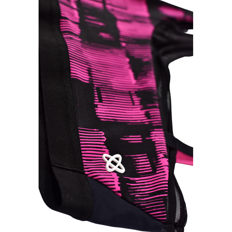 Top Feminino B.ON Cross Preto e Rosa - 24270858