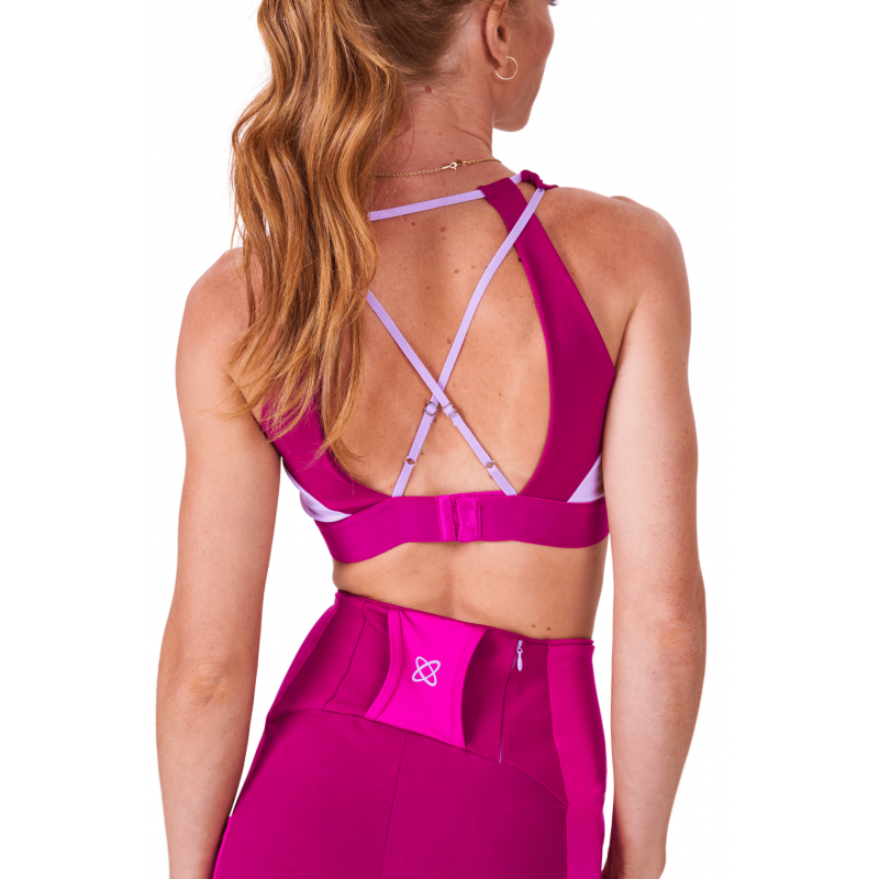 Top Feminino B.ON Fitness Bordô - 24270856