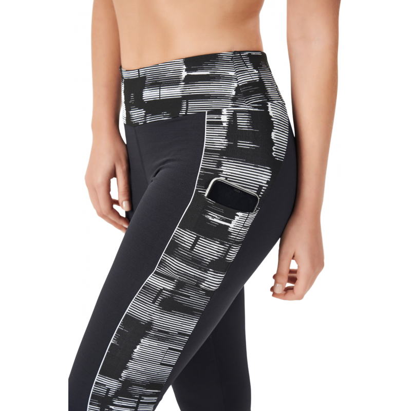 Calça Feminina B.ON Legging Jacquard Preta - 24270160