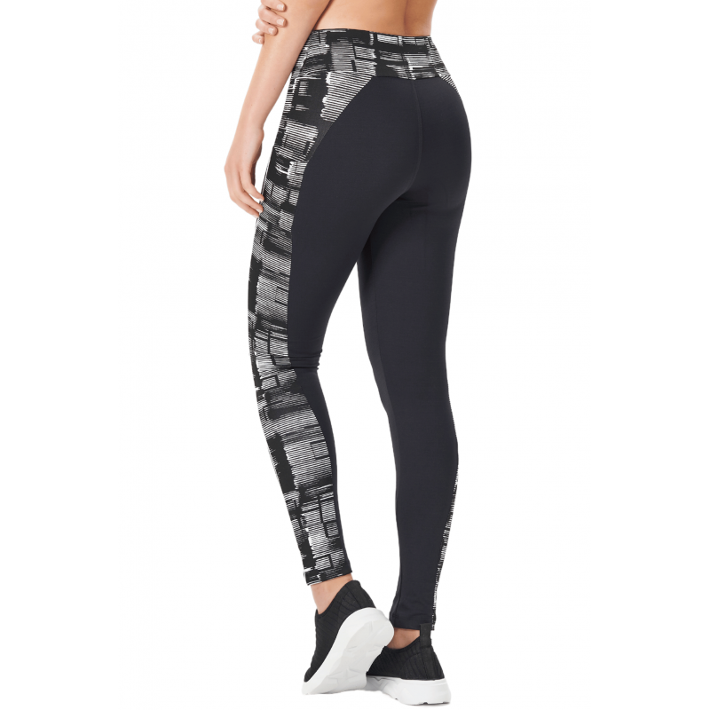 Calça Feminina B.ON Legging Jacquard Preta - 24270160