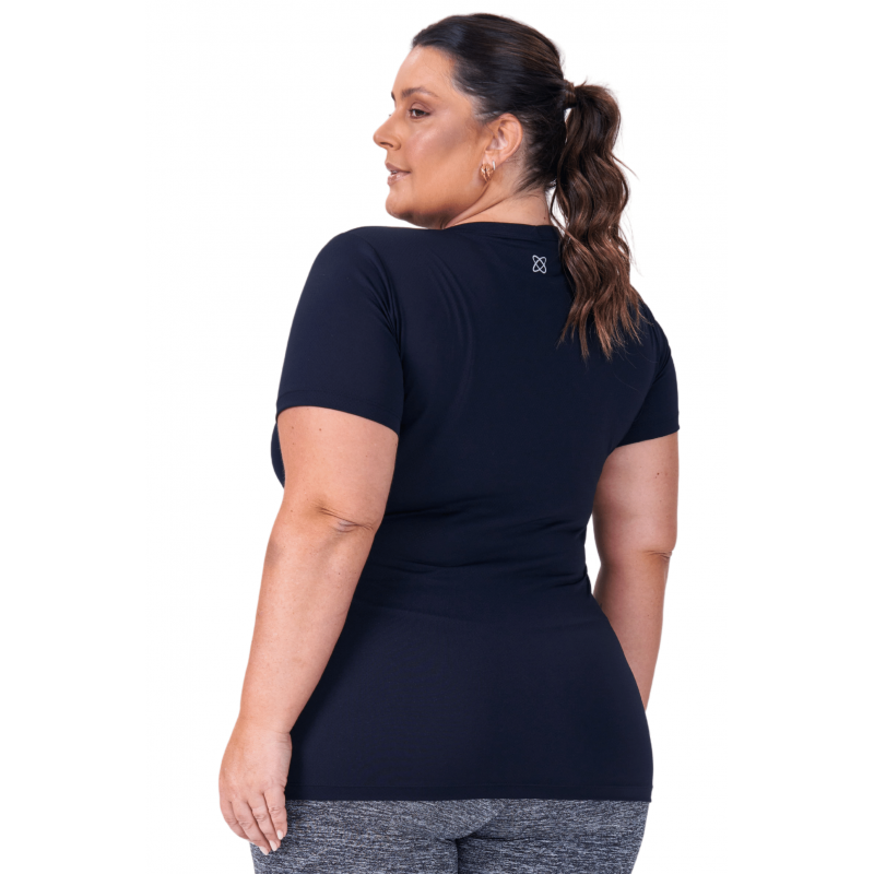 Women's T-Shirt B.ON Plus Size Basic Black - 24270167