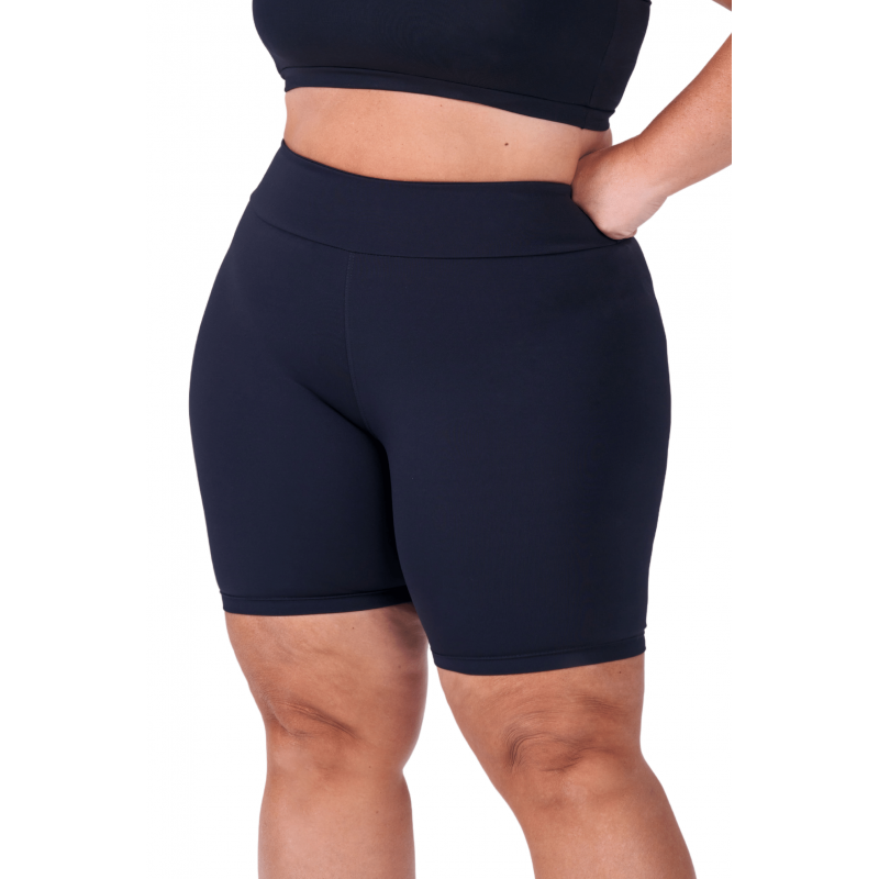 Bermuda Feminina B.ON Plus Size Basic Black - 24270200