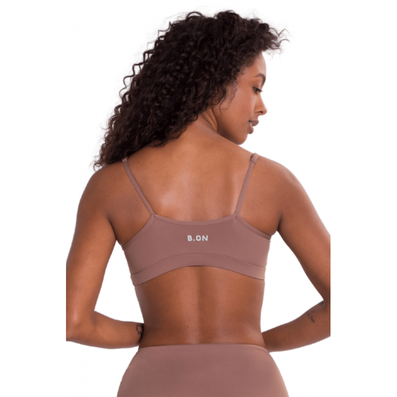 Top Sutiã Feminino B.ON Underwear Marrom - 24270348
