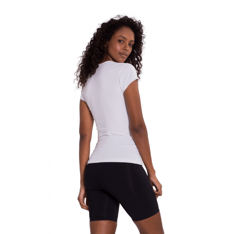 B.ON Basic White Women's T-Shirt - 24270437