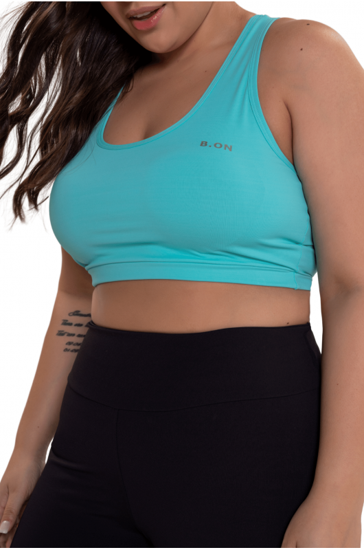 Women's Top B.ON Plus Size Basic Green - 24270445