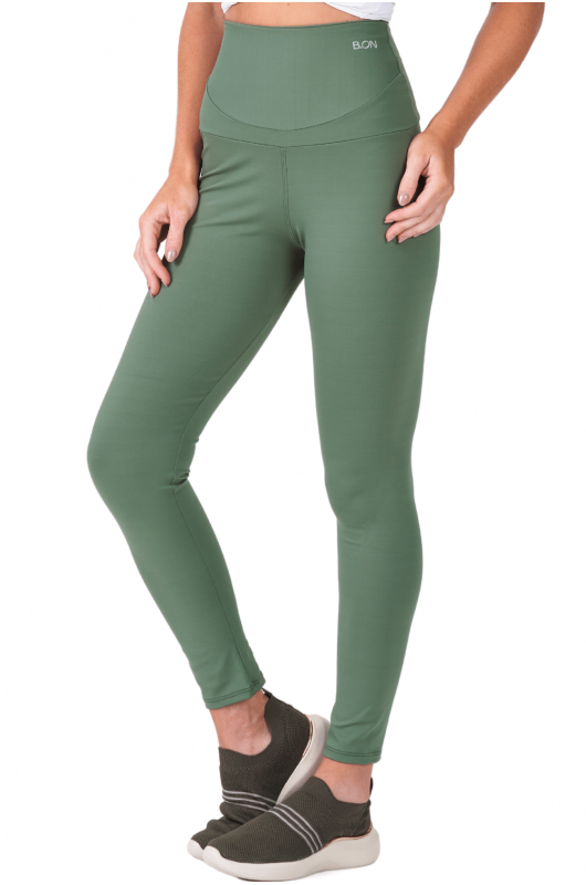 B.ON Women's Pants Legging Chapa Belly Green Mauve - 24270489