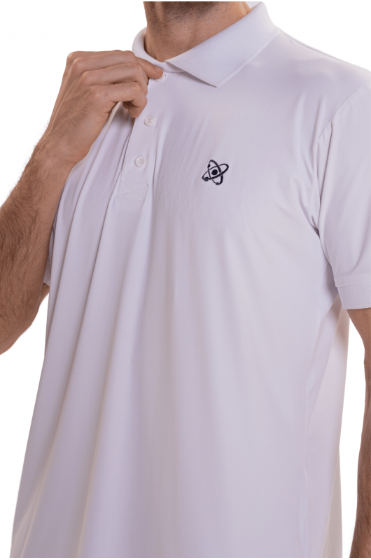 B.ON Men's White Polo Collar Shirt - 24270561