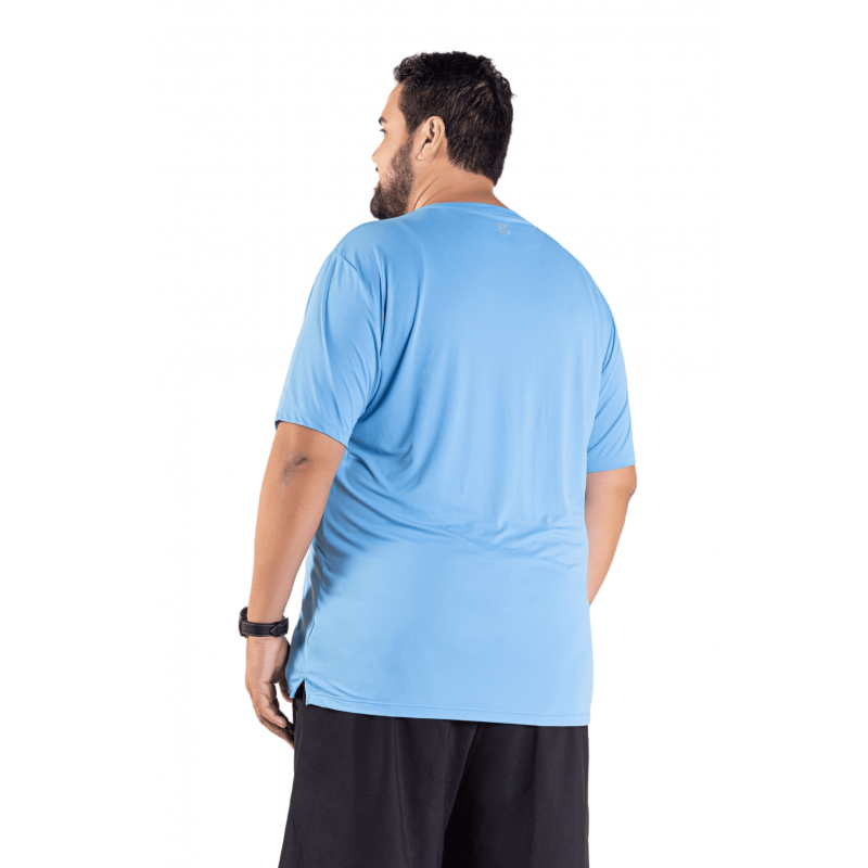 Men's T-Shirt B.ON Basic Plus Size Blue Jeans - 24271131