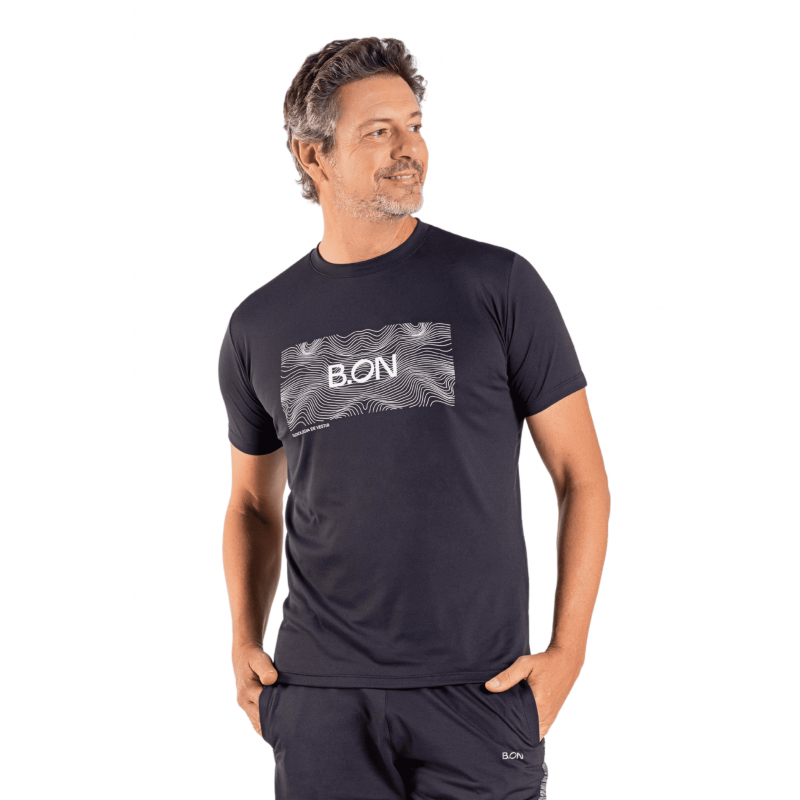 Men's T-Shirt B.ON Casual Black - 24271013
