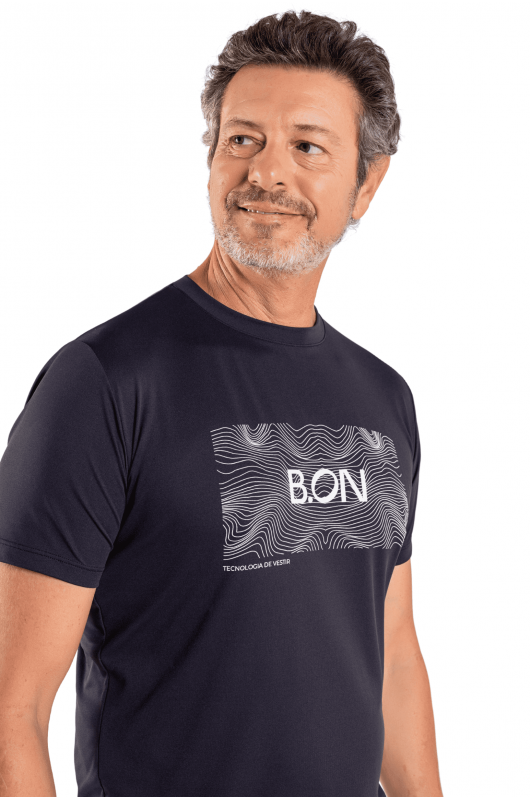 Men's T-Shirt B.ON Casual Black - 24271013