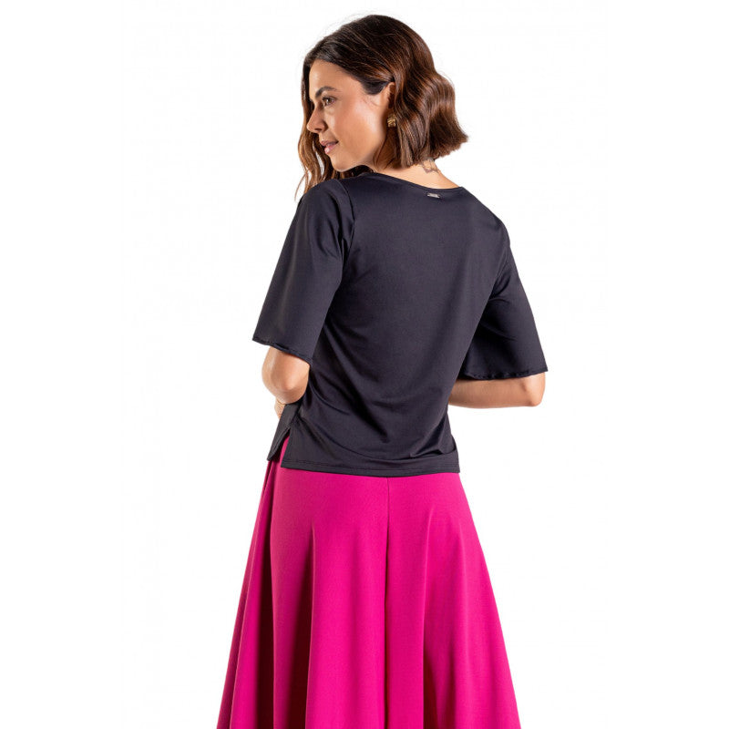 B.ON Casual Black Women's Blouse - 24270974
