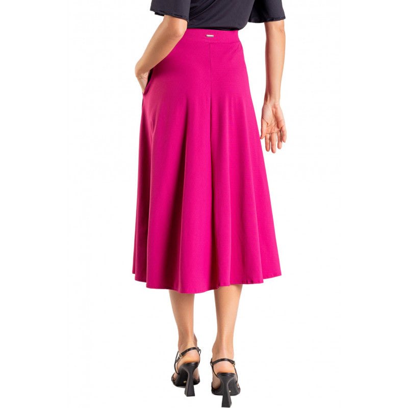 B.ON Women's Skirt Casual Fuchsia Pink - 24270106