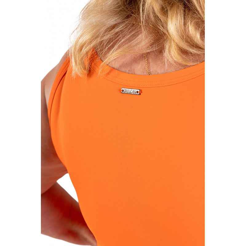 Vestido Feminino B.ON Casual Laranja Vitamina - 24270962