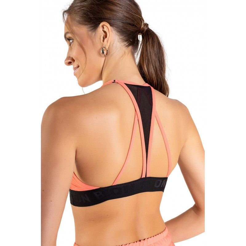Top Feminino B.ON Fitness Coral - 24271019