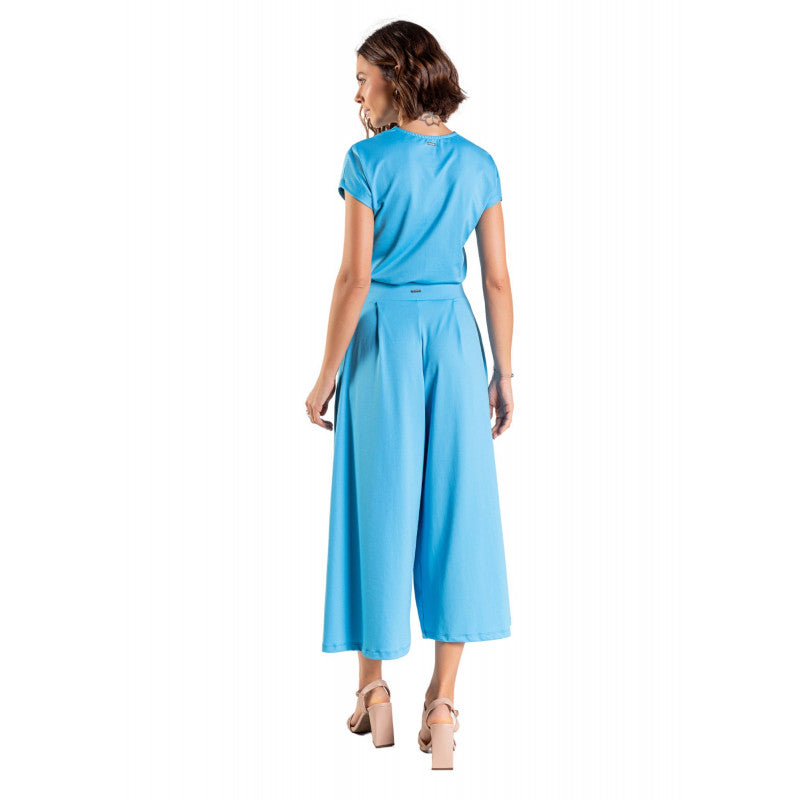 B.ON Pantacourt Women's Pants Blue - 24271004