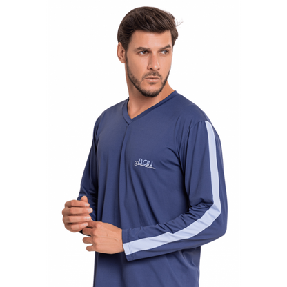 B.ON Men's T-Shirt Navy Pajamas - 24270660
