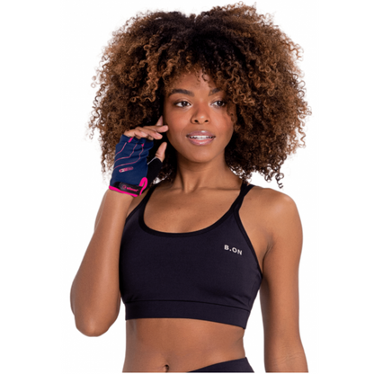 Women's Top B.ON Cross Black - 24270048
