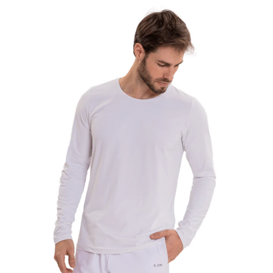 B.ON Basic White Men's T-Shirt - 24270426 