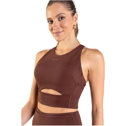 B.ON Fitness Brown Women's Top - 24270114