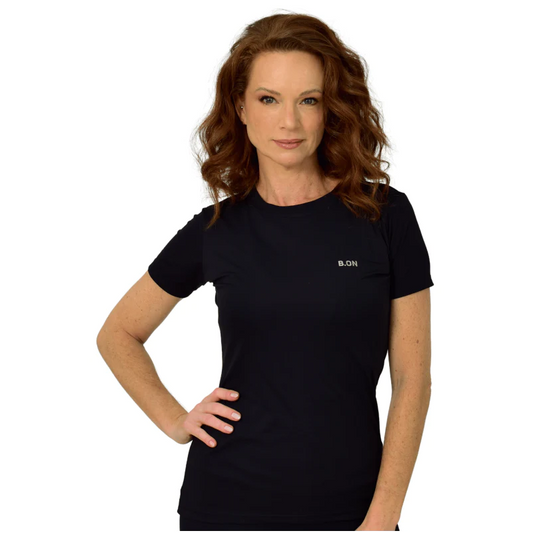 Women's T-Shirt B.ON Basic Black - 24270229