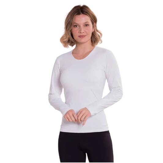B.ON Basic White Women's T-Shirt - 24270425