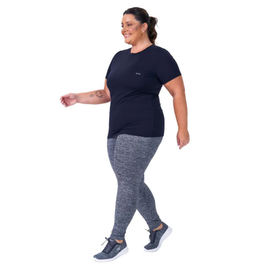 Women's T-Shirt B.ON Plus Size Basic Black - 24270167