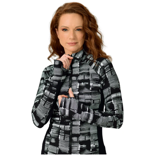 B.ON Black Jacquard Women's Jacket - 24270284