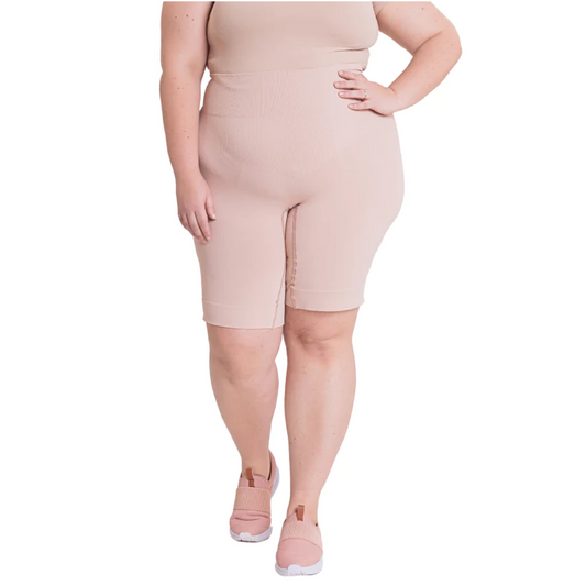 Bermuda Seamless Feminina Modeladora B.ON Plus Size Nude - 24270629