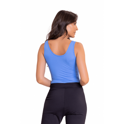 B.ON Camiseta sin mangas casual azul para mujer - 24270792