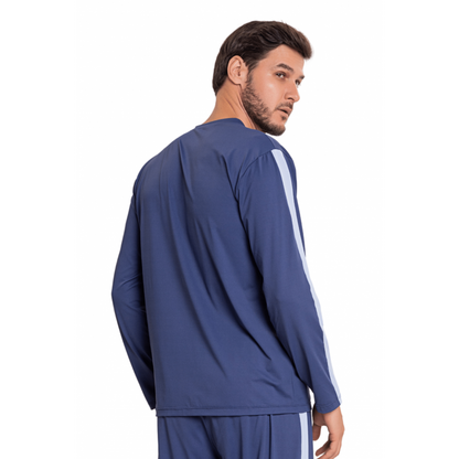 B.ON Men's T-Shirt Navy Pajamas - 24270660