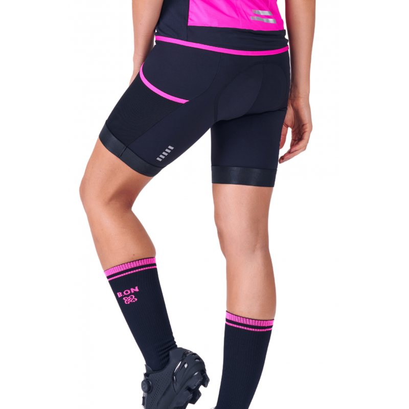 B.ON Bermudas de ciclismo para mujer Negro - 24270719