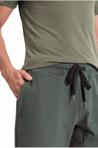 Men's Shorts B.ON Basic Military Green - 24270768