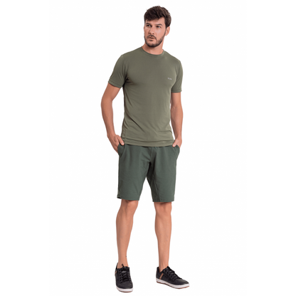 Men's Shorts B.ON Basic Military Green - 24270768