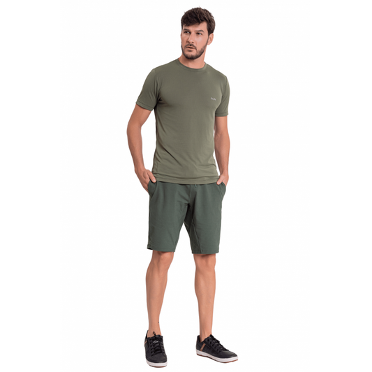 Men's Shorts B.ON Basic Military Green - 24270768