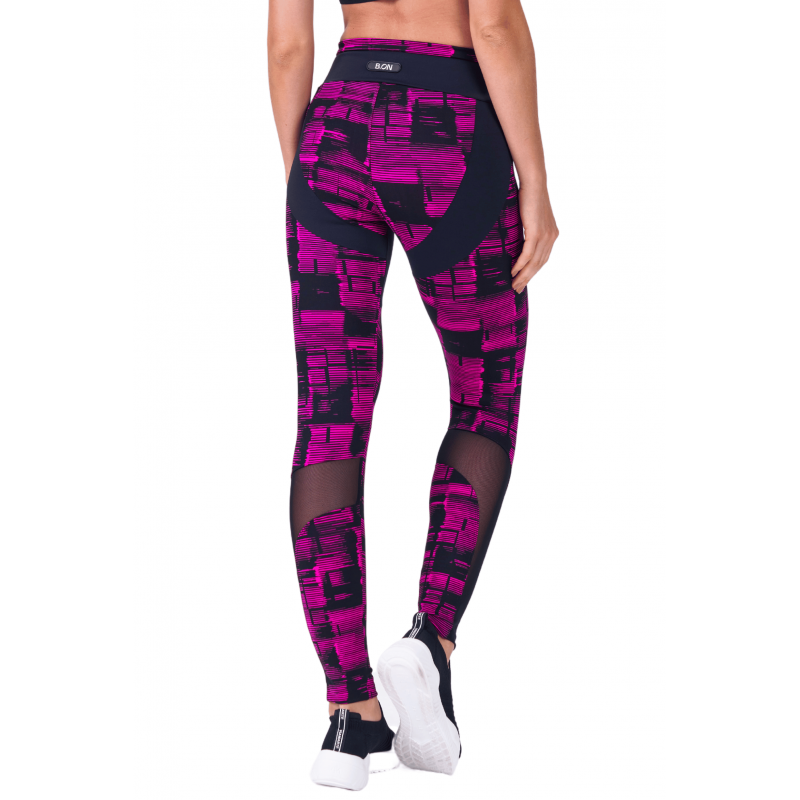 Calça Feminina B.ON Cross Jacquard Rosa - 24270845