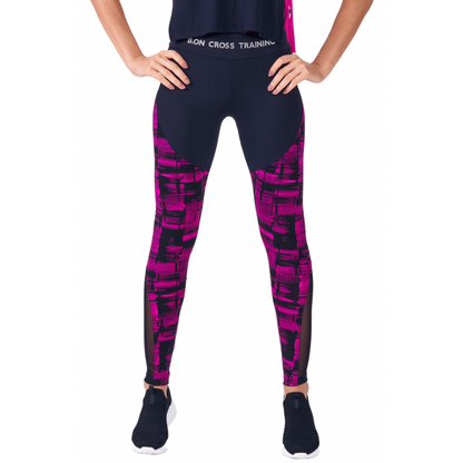 Calça Feminina B.ON Cross Jacquard Rosa - 24270845
