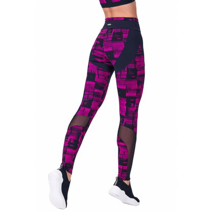 Calça Feminina B.ON Cross Jacquard Rosa - 24270845